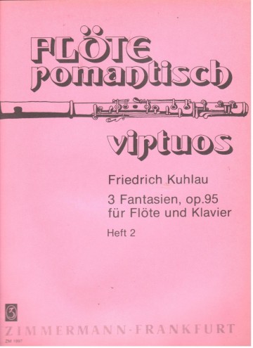 3 fantasieen voor fluit en piano heft 2