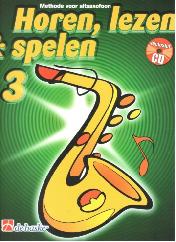 Horen lezen  spelen altsax deel 3