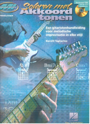 Soleren met akkoordtonen gitaar